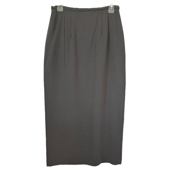 Cynthia Howie Maggy Boutique High Waist Pencil Skirt Gray Midi Size 6 - Picture 2 of 5